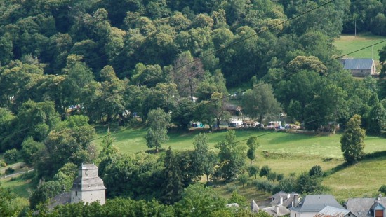 Camping les Chataigniers-argelès gazost - vue camping-min