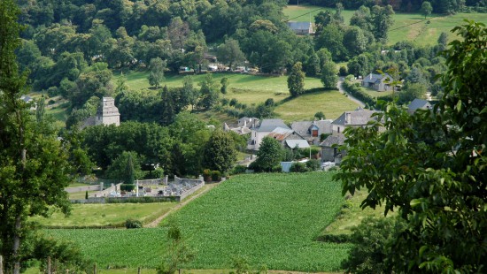 Camping les Chataigniers-argelès gazost - vue camping1-min